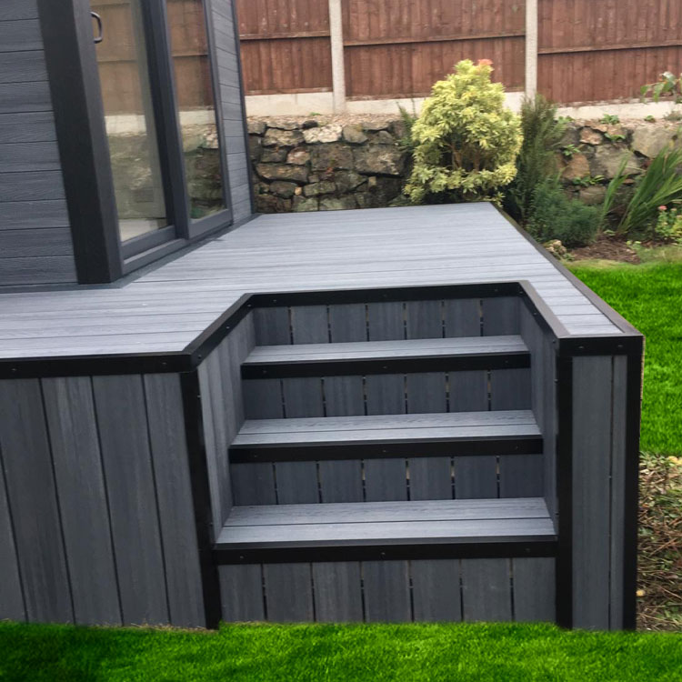 Hassle Free living with composite Garden Room And Decking