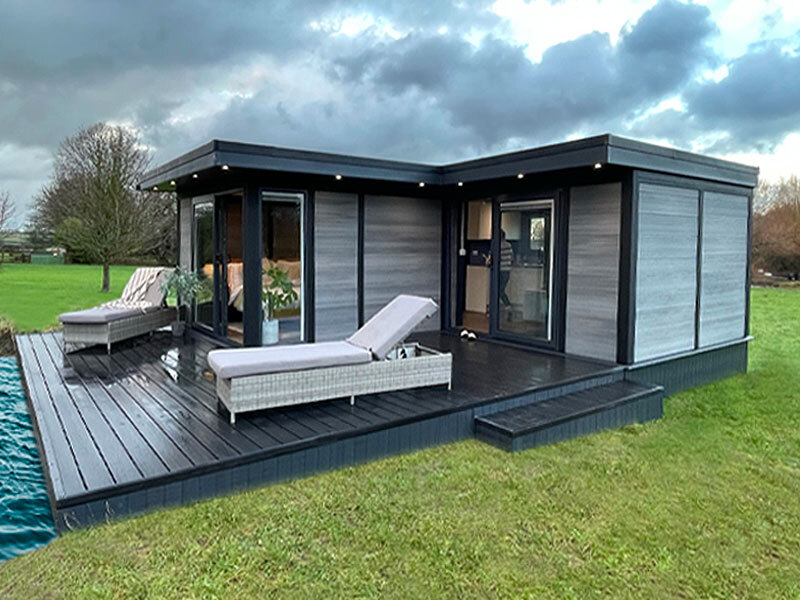 Luxury composite glamping pod with full costed pricing