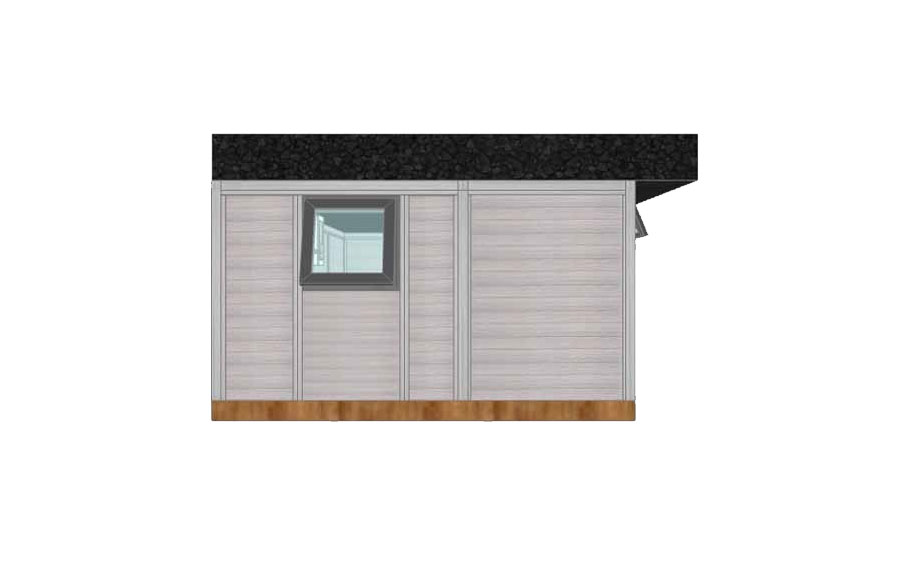 3D render of the right side of the Luxury Garden Annex