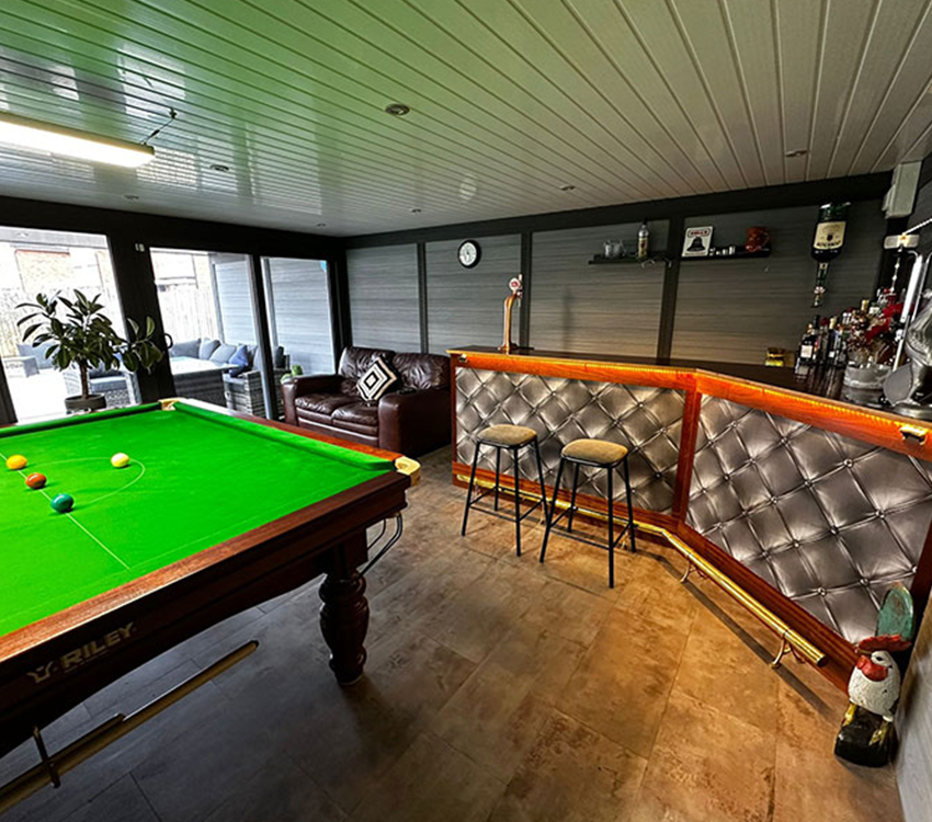 Snooker Room Garden Studios from IPC Garden Rooms