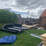 6mX3m Double Canopy Garden In Progress 3