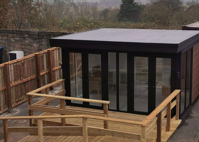 Covid Pod Garden Room For Care Home In Durham