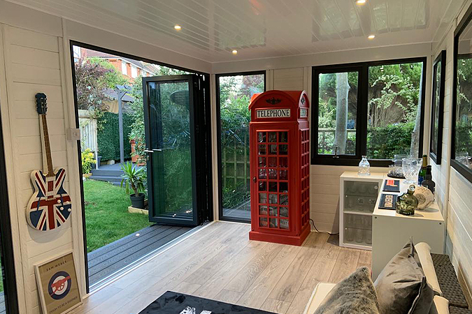 garden room for quiet retreat Enfield and North London