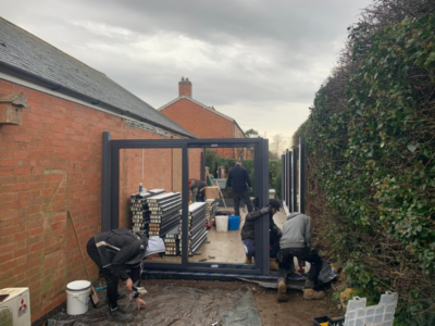 The Process Dark Grey External Attached Garden Room