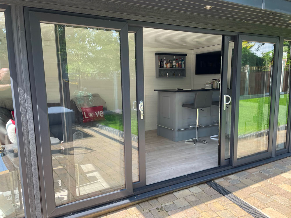 Sliding Patio Doors On Garden Studio